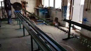 Станки для производства зеленых заборов из пвх пленки. Grass fence machine. Grass wire machine
