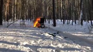сгорел снегоход, BRP Skandic