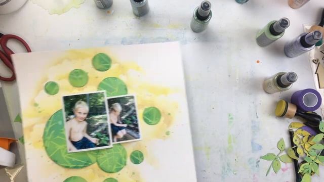 Scrapbooking Process #250- "Green Bean Love" for Altenew смотреть онлайн