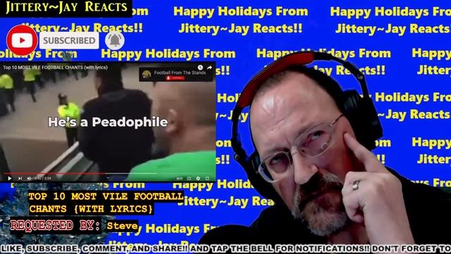 Top 10 Most Vile Football Chants {With Lyrics} - FIRST REACTION {Jittery~Jay} смотреть онлайн