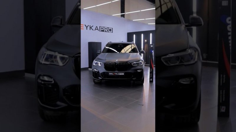 BMW X5 M оклейка в черный винил SunMax #shorts