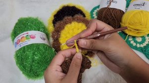 ЧИСТИЛКА КРЮЧКОМ 🌻 ПОДСОЛНУХ крючком 🌻 МАСТЕР КЛАСС