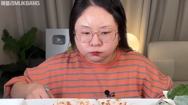 쭈꾸미 먹방, 맵싹한 선화동 쭈꾸미에 우동사리에 주먹밥에 볶음밥까지!! ASMR 집밥먹방, 한식먹방, 리얼사운드 Stir-fried spicy baby octopus mukban