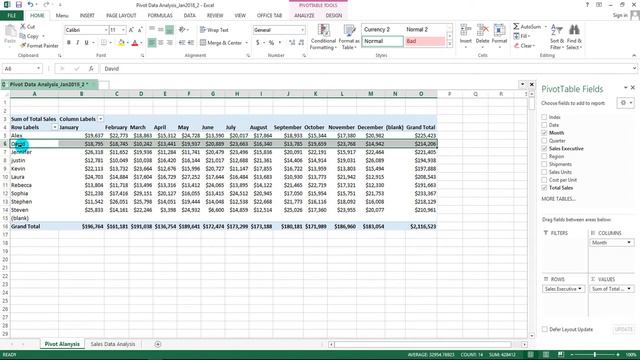 Pivot Table Excel Tutorial in excel 2016 , Excel 2013, Excel 2010