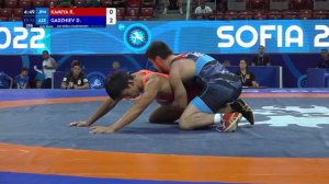 Победный бой Джабраила Гаджиева в финале первенства мира по вольной борьбе U-20