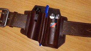 Чехол для мультитула и фонаря с ручкой. Case for multi tool and flashlight with pen. PDF
