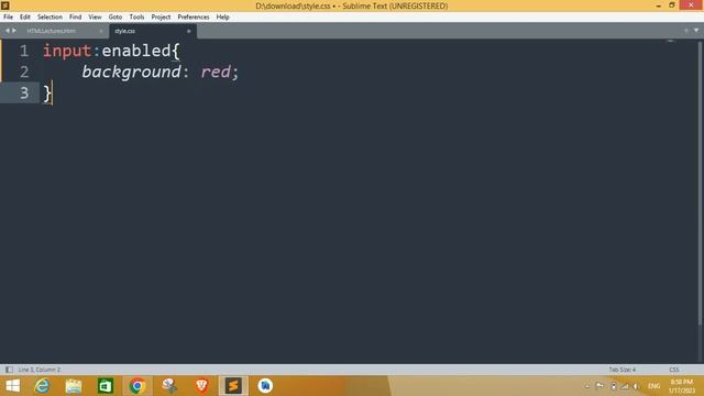 CSS Pseudo Classes | Checked, Enabled, Disabled, Empty | CSS Tutorials For Beginners