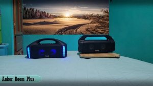 Tribit StormBox Blast vs Anker Boom Plus, 50% Volumen.