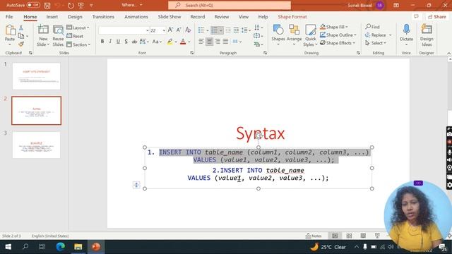 Insert Into Statement #sql #sqltutorial #sqltutorialforbeginners #sqlserver