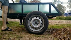 Прицеп-"самосвал" с балкой от ВАЗ-2109 ( краткий обзор)