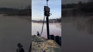 Укрепление берега шпунтом Ларсена. Берегукрепление шпунтом