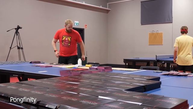 We made our own table tennis racket! [Pongfinity Sensei] смотреть онлайн