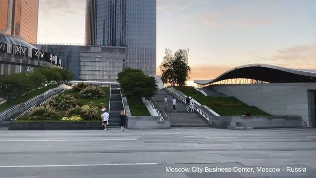 Walking Tour 4K | Moscow City 