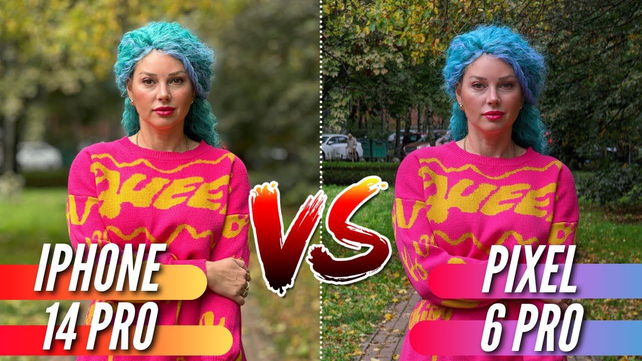 IPHONE 14 PRO vs PIXEL 6 PRO  БОЛЬШОЕ СРАВНЕНИЕ КАМЕР