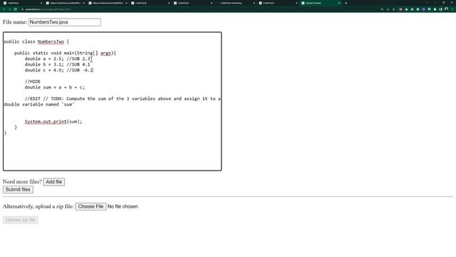 Creating Autograded Problems with CodeCheck
