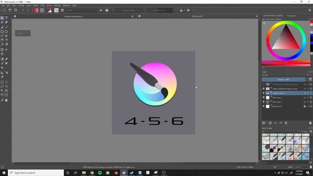 Krita Basics - Rotate Canvas смотреть онлайн