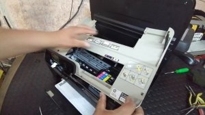 COMO ABRIR IMPRESORA HP ADVANTAGE 3525 SACANDO CABEZAL HOW TO OPEN HP 3525 PRINTER BY REMOVING HEAD