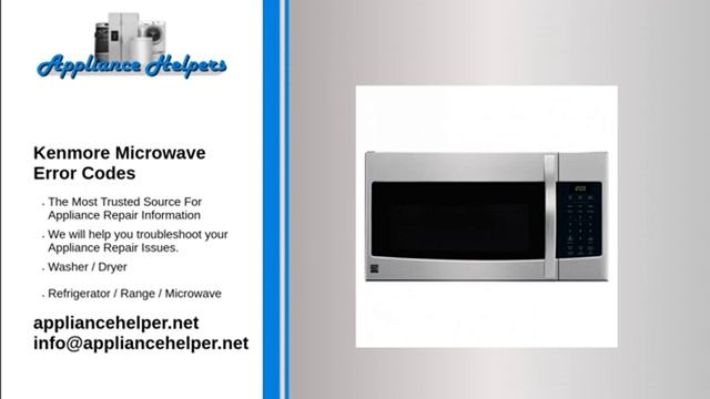 Kenmore Microwave Error Codes смотреть онлайн