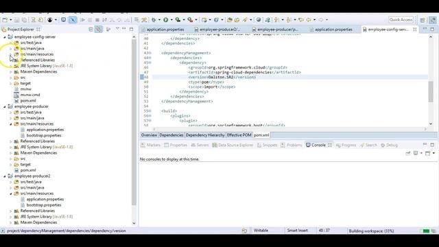 Spring Cloud Bus + RabbitMQ Hello World Example смотреть онлайн