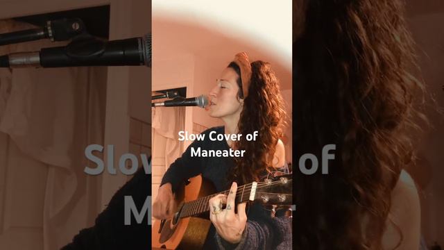 A slow cover of Maneater by hall and oats #streetmusician #cover #singer #acoustic #acousticcover