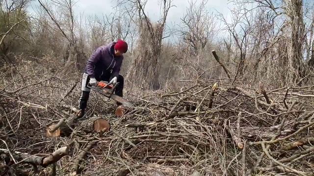 Сама пилю, сама   вожу, Женщина с бензопилой и топором  Женщина в деревне