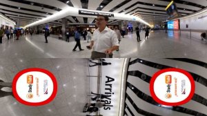 Видео 360 градусов | Лондонский аэропорт Хитроу