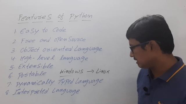 L 4 : FEATURES OF PYTHON | PYTHON FULL COURSE FOR BEGINNERS | PYTHON TUTORIALS