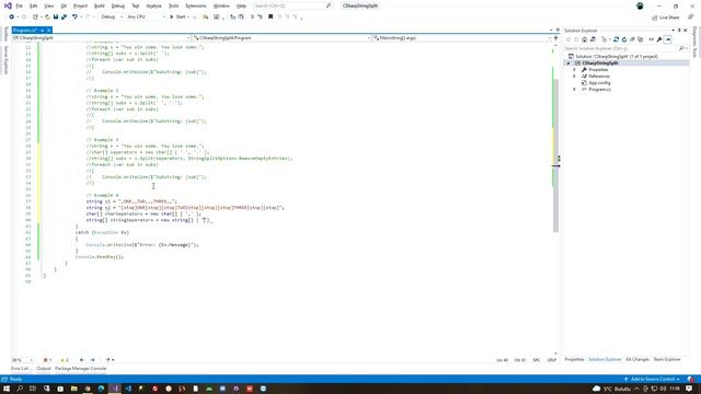 How to use String Split in C#?, C# String Split, String Split C# смотреть онлайн