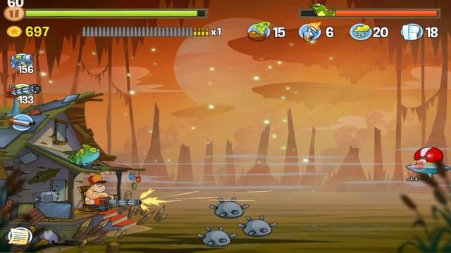 Swamp Attack - прохождение, новое оружие [iPad/HD] смотреть онлайн