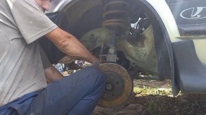 ремонт.сборка передней подвески.ваз 21099.