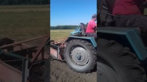 Картофелекопалка двухрядная своими руками