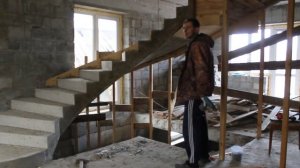 Бетонная винтовая лестница своими руками (снятие опалубки)