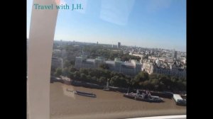 The London Eye is a giant Ferris wheel located on the South Bank of the River Thames in London.