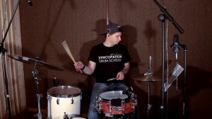Уроки игры на барабанах Syncopation Drum School - Координация урок №3 Swing (Jazz Ride)