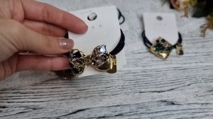 Шикарная резинка для волос с камнями