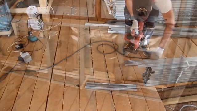 Мансардный этаж, Монтаж гипсокартона Выравнивание стен смотреть онлайн