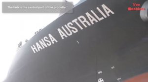 Advanced Azipod propulsion system. How giant ship propellers are manufactured. Unbelievable