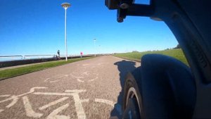 Покатушка на самокате. Dualtron Thunder 2020. Осенняя покатушка с друзьями. Камера у колеса. FPV.