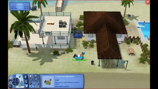 Lets Play: The Sims 3 Island Paradise - Part 4 - Sea sick and water skiing