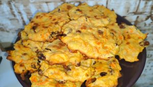 Морковное печенье с изюмом / Очень вкусный и полезный рецепт / Папа На Кухне