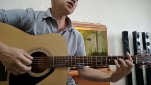 сняв гитару с плеч 9 район (cover)