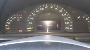 Приборная панель, Регулировать Свет и Часы, Mercedes-benz W203