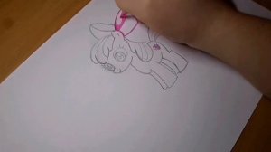 Эппл Блум как нарисовать пони дружба это чудо / speed drawing Apple Bloom my little pony