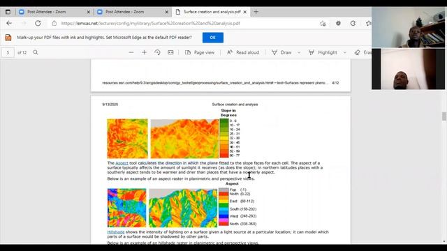 Summer 2021 - CVE 403 GIS || 3d Surface Analysis - Interpolation ...Slope Surface смотреть онлайн