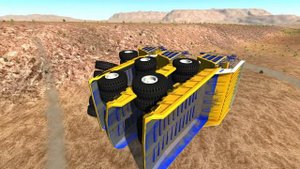Beamng drive - Belaz 75710 Towers Heavy Car Destruction