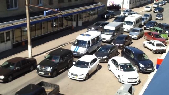 Тверь. Пробка уже больше часа