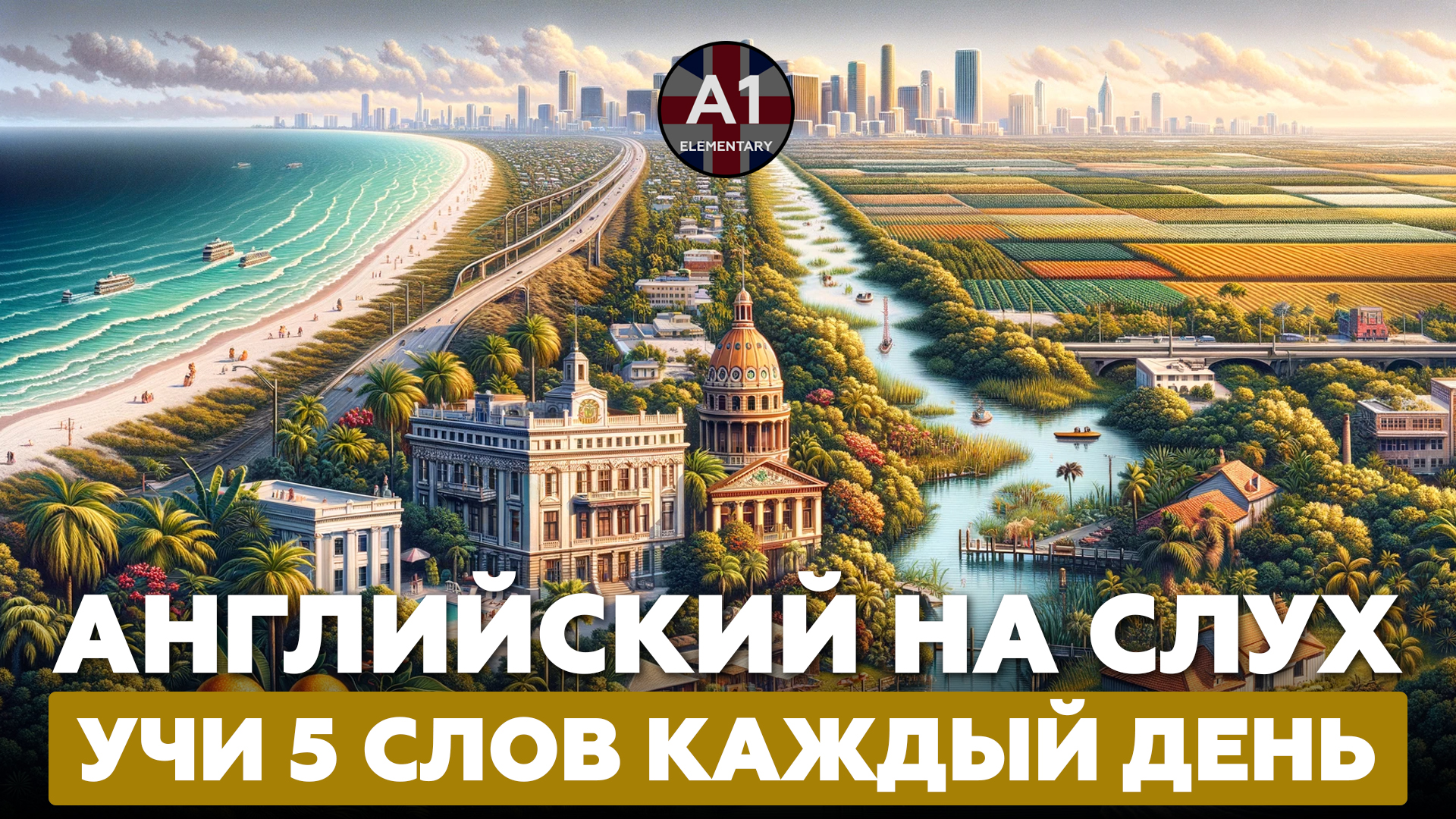 Учим 5 английских слов в день. Уровень - А1.