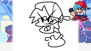 HOW TO DRAW BOYFRIEND | Friday Night Funkin (FNF) - Easy Step By Step Tutorial For Beginners