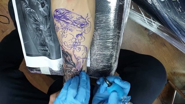 Peaky Blinders TATTOO time lapse смотреть онлайн