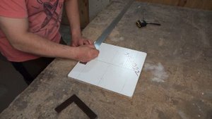 Прикроватная тумбочка со стеклом и с каретной стяжкой | DIY Nightstand with Drawer